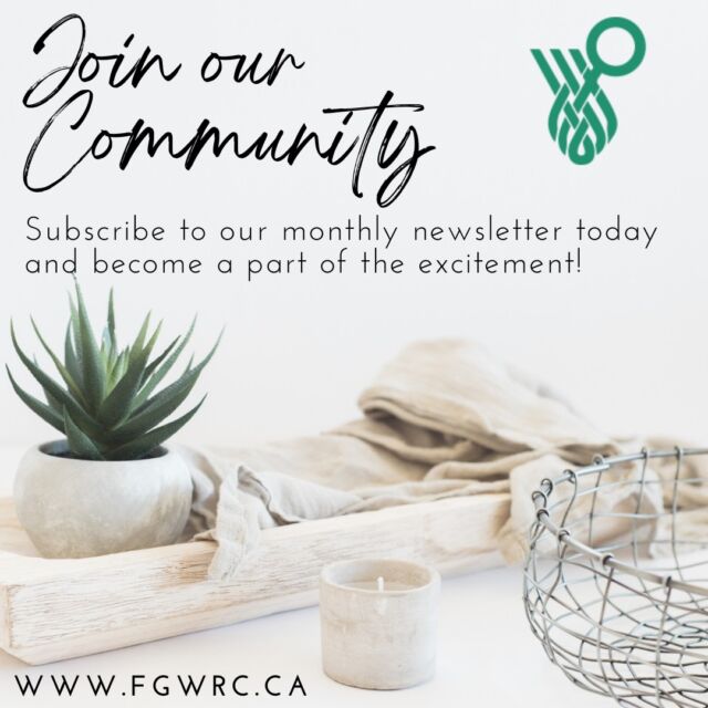 💌 Stay Connected with FGWRC! 💌

Our monthly digital newsletter is coming out tomorrow – subscribe now to get the latest on free programs, resources, events, and inspiring community stories delivered straight to your inbox! 

It’s the easiest way to stay in the loop, celebrate community successes, and see the impact of what we do together.

Sign up today by visiting our website (www.fgwrc.ca) – don’t miss out! 

#FGWRC #Newsletter #Community #Programs #Resources #Events #StayConnected #Subscribe #ImpactTogether